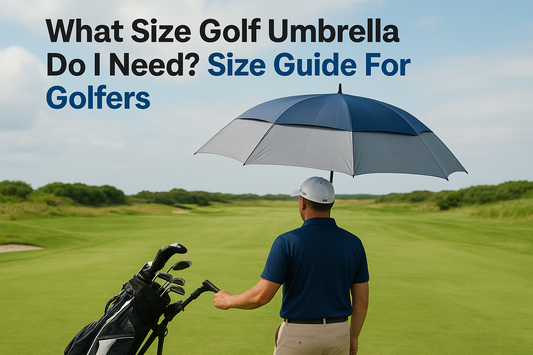 What Size Golf Umbrella Do I Need? Size Guide For Golfers