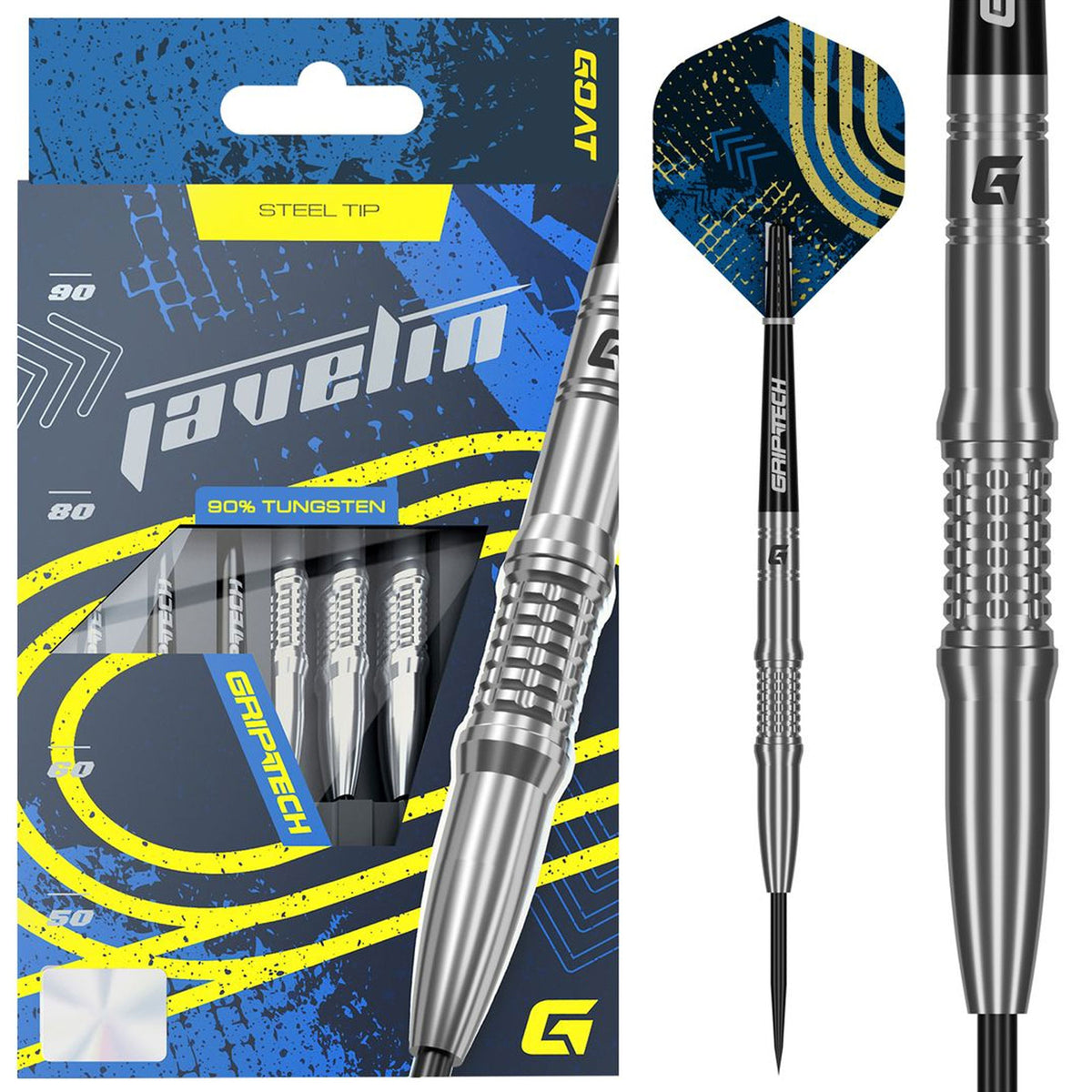 GOAT Javelin 90% Tungsten Steel Tip Darts Set