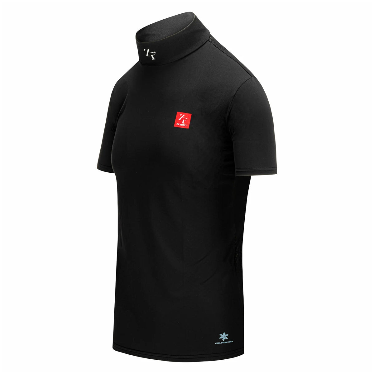 Zerofit Unisex IceSkin Mock Short Sleeve Base Layer Top