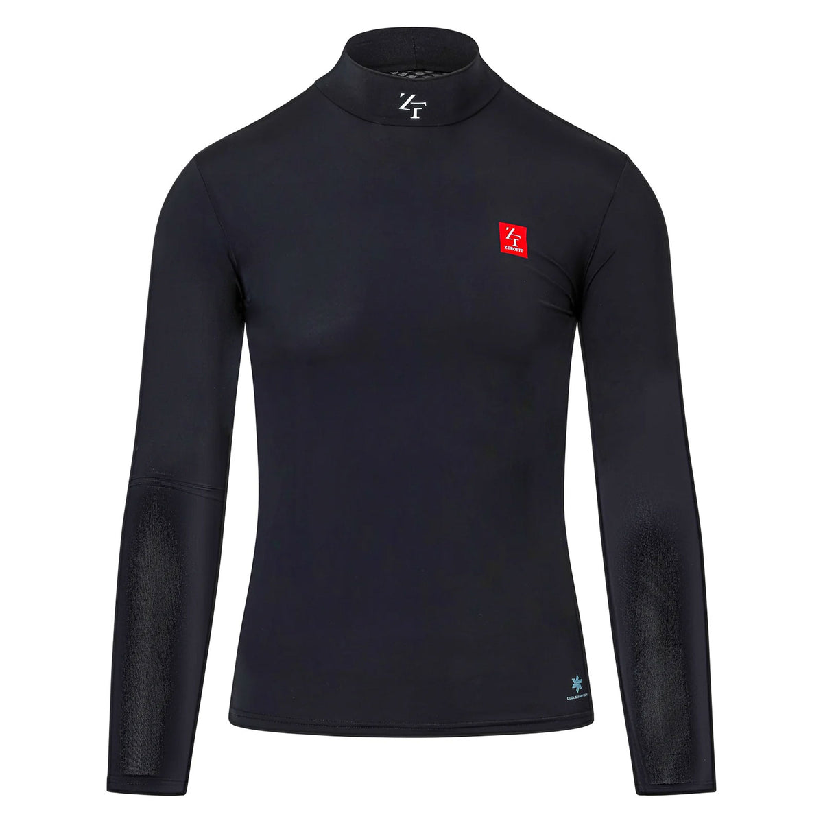 Zerofit Unisex IceSkin Mock Long Sleeve Base Layer Top