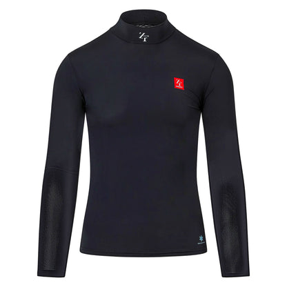 Zerofit Unisex IceSkin Mock Long Sleeve Base Layer Top