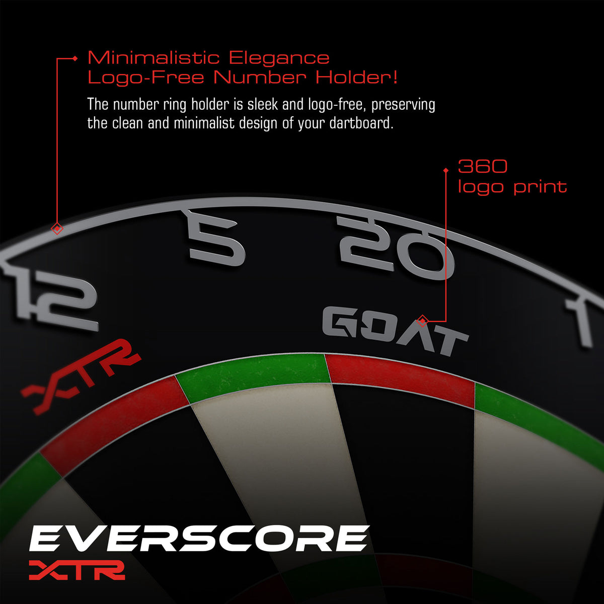 GOAT Everscore XTR Dartboard
