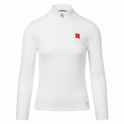 Zerofit Unisex IceSkin Mock Long Sleeve Base Layer Top