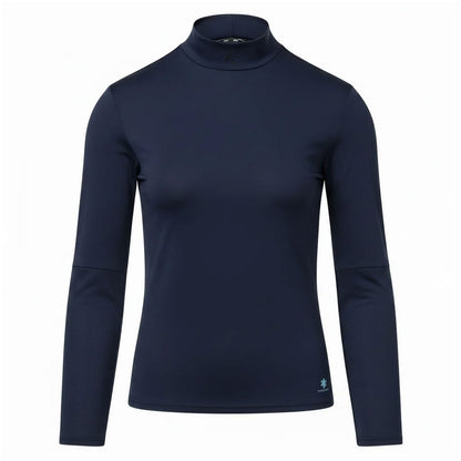 Zerofit Unisex IceSkin Mock Long Sleeve Base Layer Top