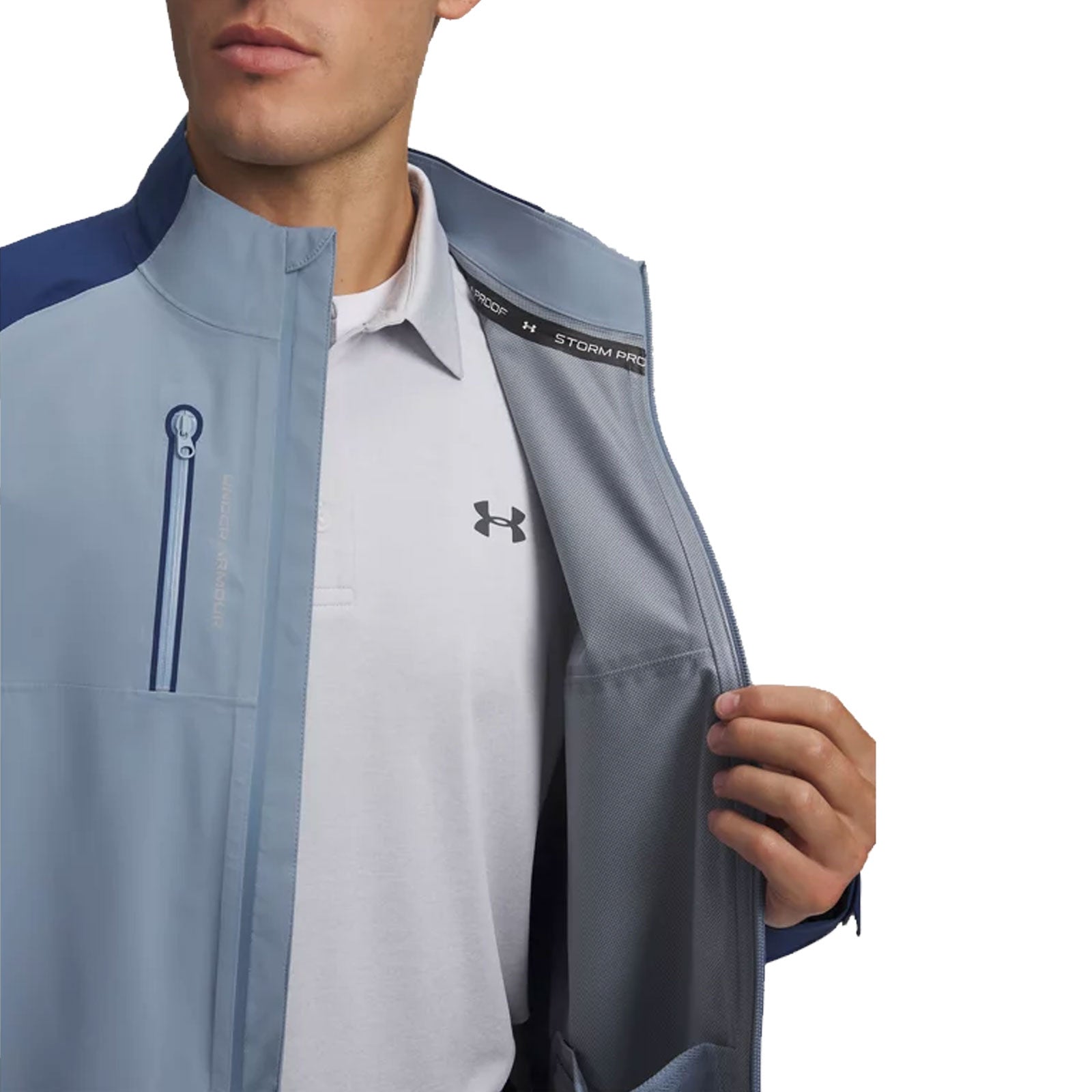 Under Armour Mens Waterproof Glide Rain Jacket