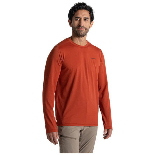 Craghoppers Mens NosiLife Abel Long Sleeve T-Shirt - Small