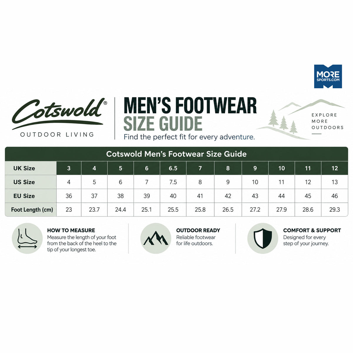 Cotswold Mens Oddington Nubuck Waterproof Hiking Boots