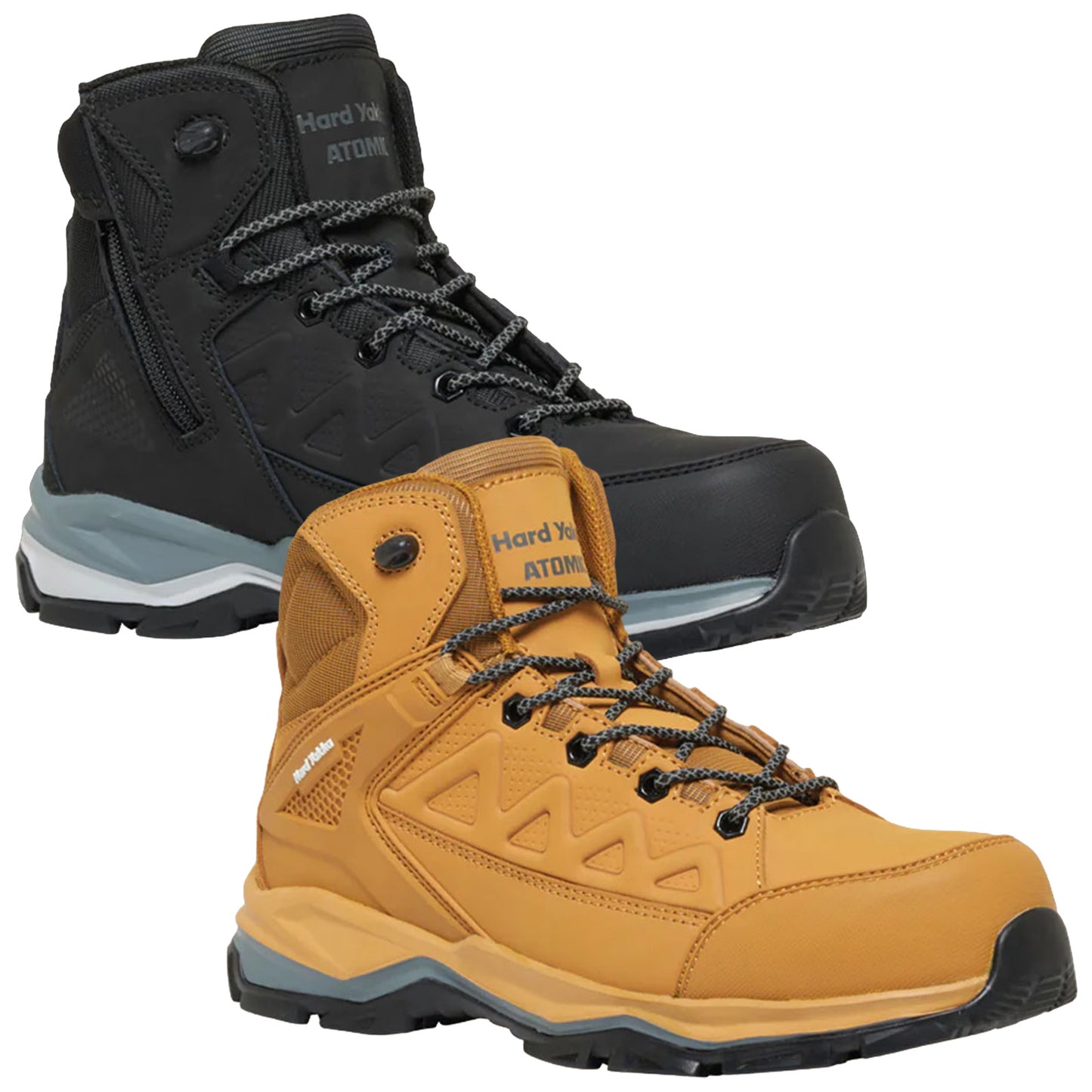 Hard Yakka Mens Atomic Side-Zip Safety Boots