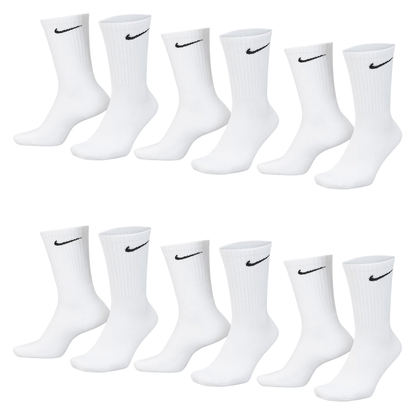 Nike Unisex Everyday Cushioned Socks (6 Pairs)