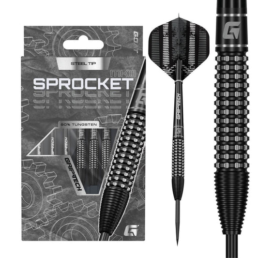 GOAT Sprocket MKlll 90% Tungsten Steel Tip Darts Set