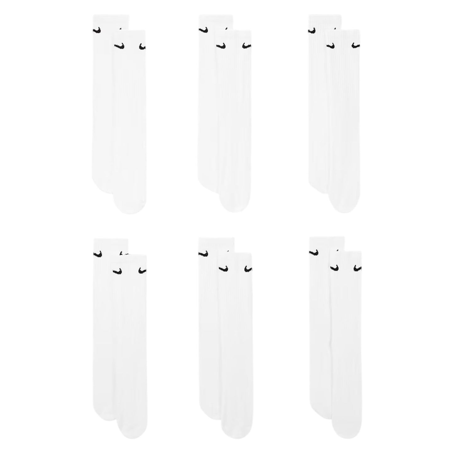 Nike Unisex Everyday Cushioned Socks (6 Pairs)