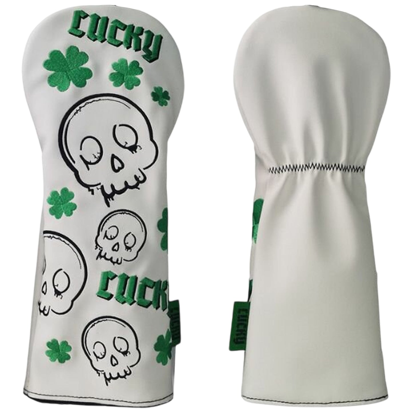 Legend Lucky Skull Headcovers - White