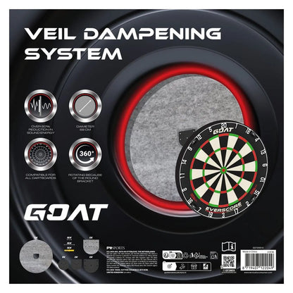 GOAT Dartboard Silencer System – Premium Soundproofing Dampener