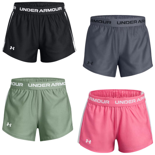 Under Armour Junior Girls Tech Play Up Shorts 7-8 Years