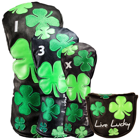 Black Clover Live Lucky Headcovers - Emerald Collection