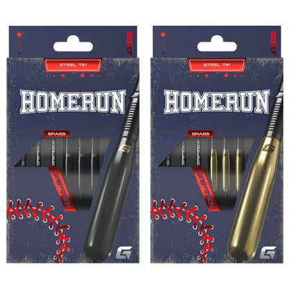 GOAT Homerun Steel Tip Brass Darts Set