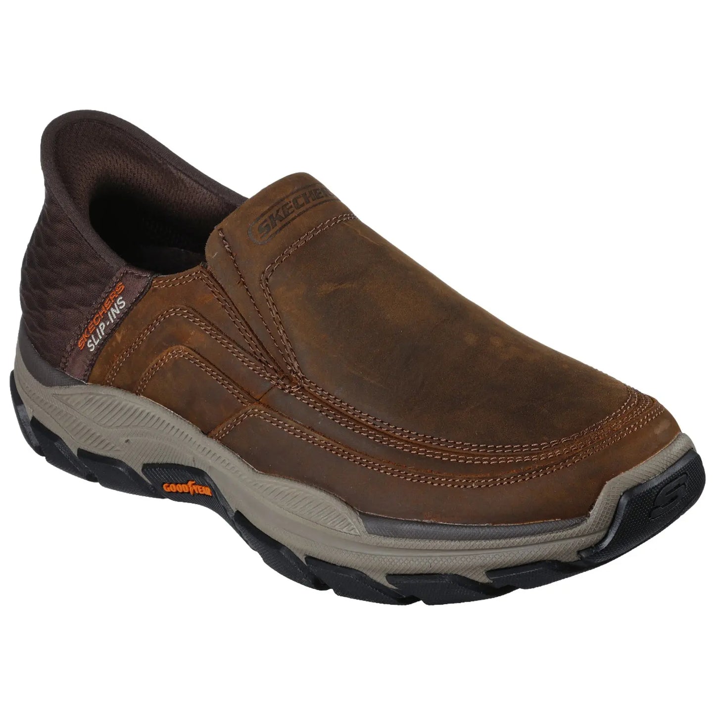 Skechers Mens Slip-ins Respected Elgin Leather Shoes