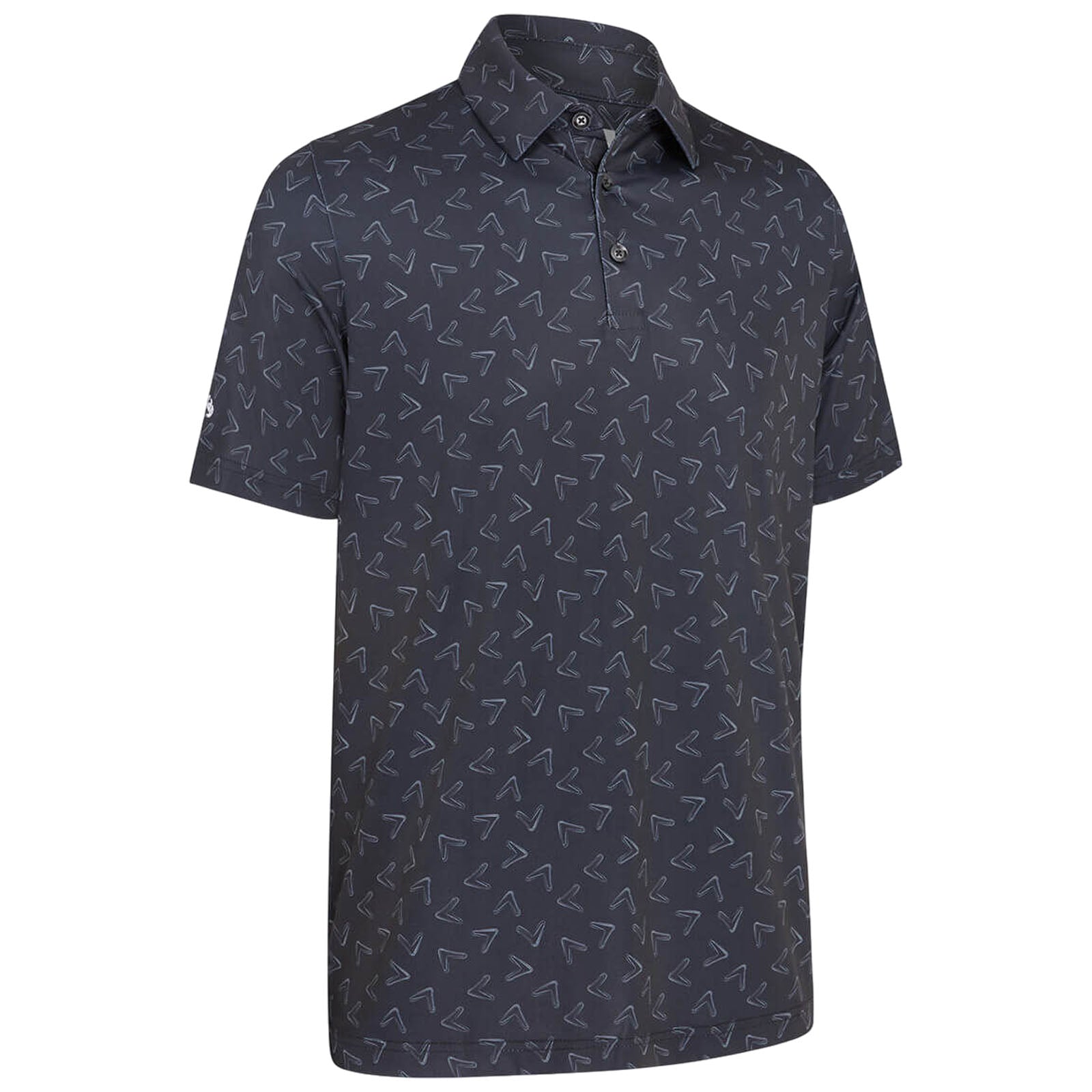 Callaway Mens Chev Print Polo Shirt