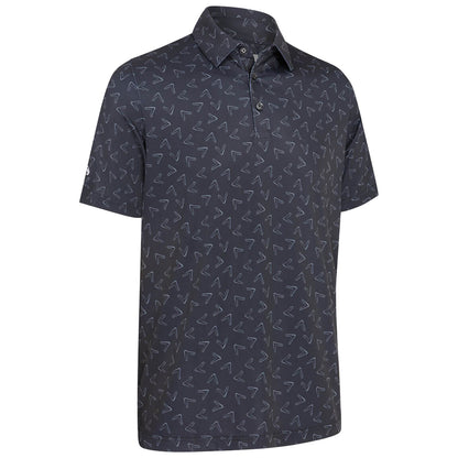 Callaway Mens Chev Print Polo Shirt