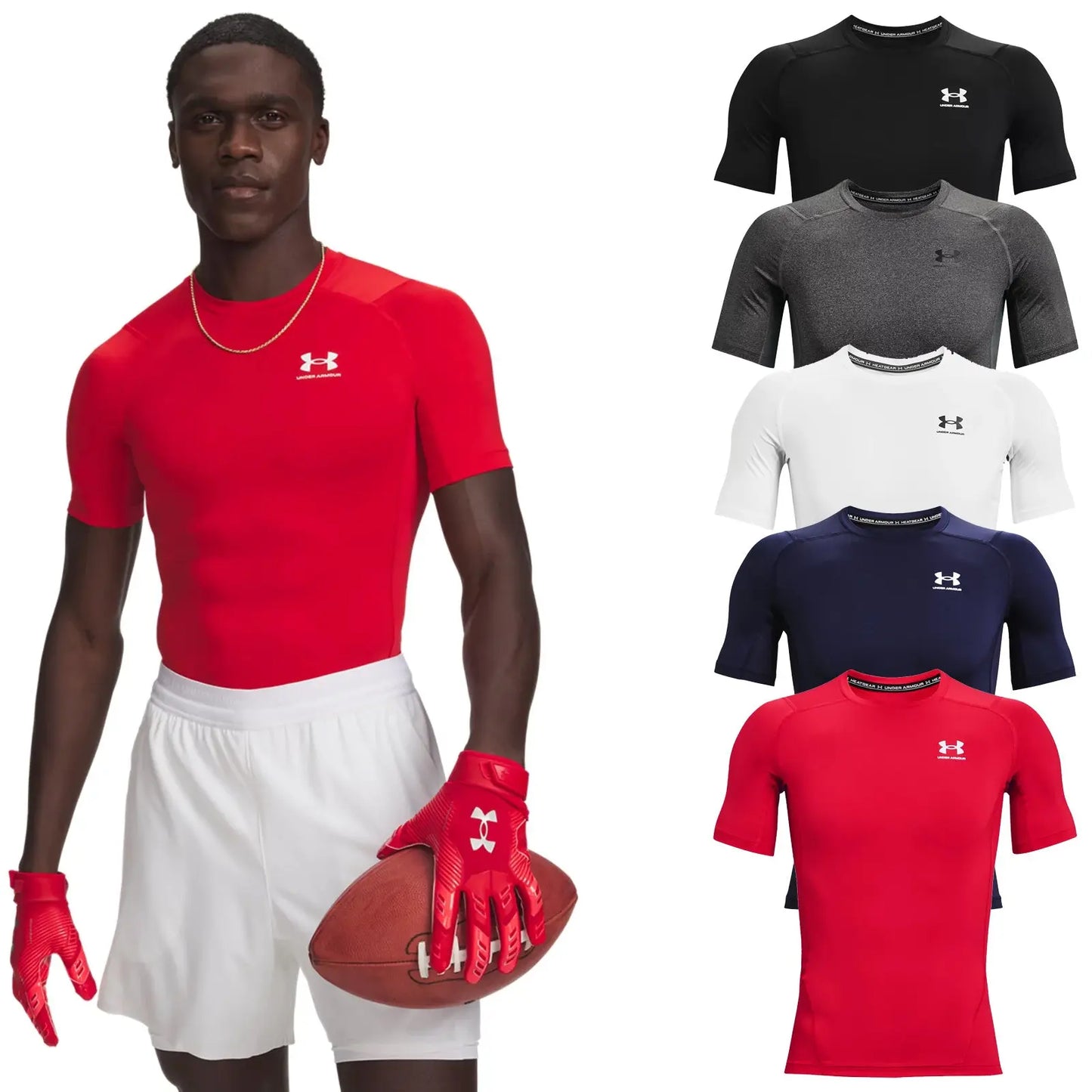 Under Armour Mens HeatGear Compression T-Shirt