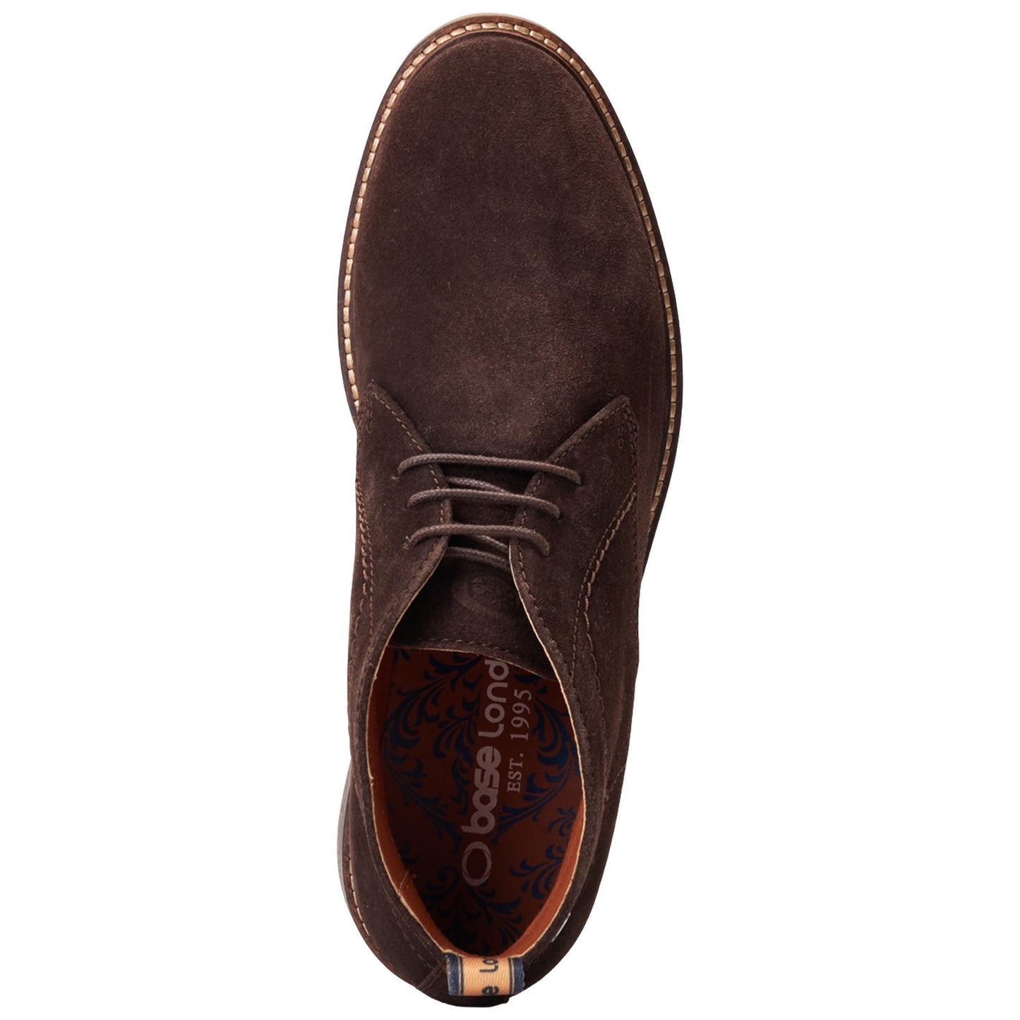 Base London Mens Knebworth Suede Chukka Boots
