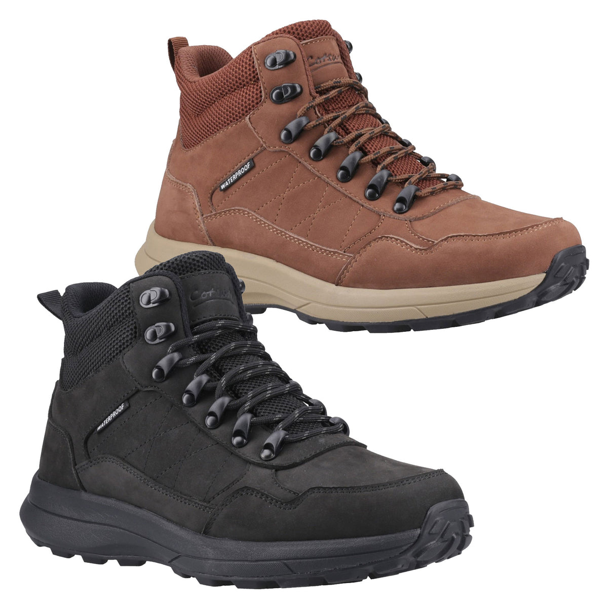Cotswold Mens Oddington Nubuck Waterproof Hiking Boots