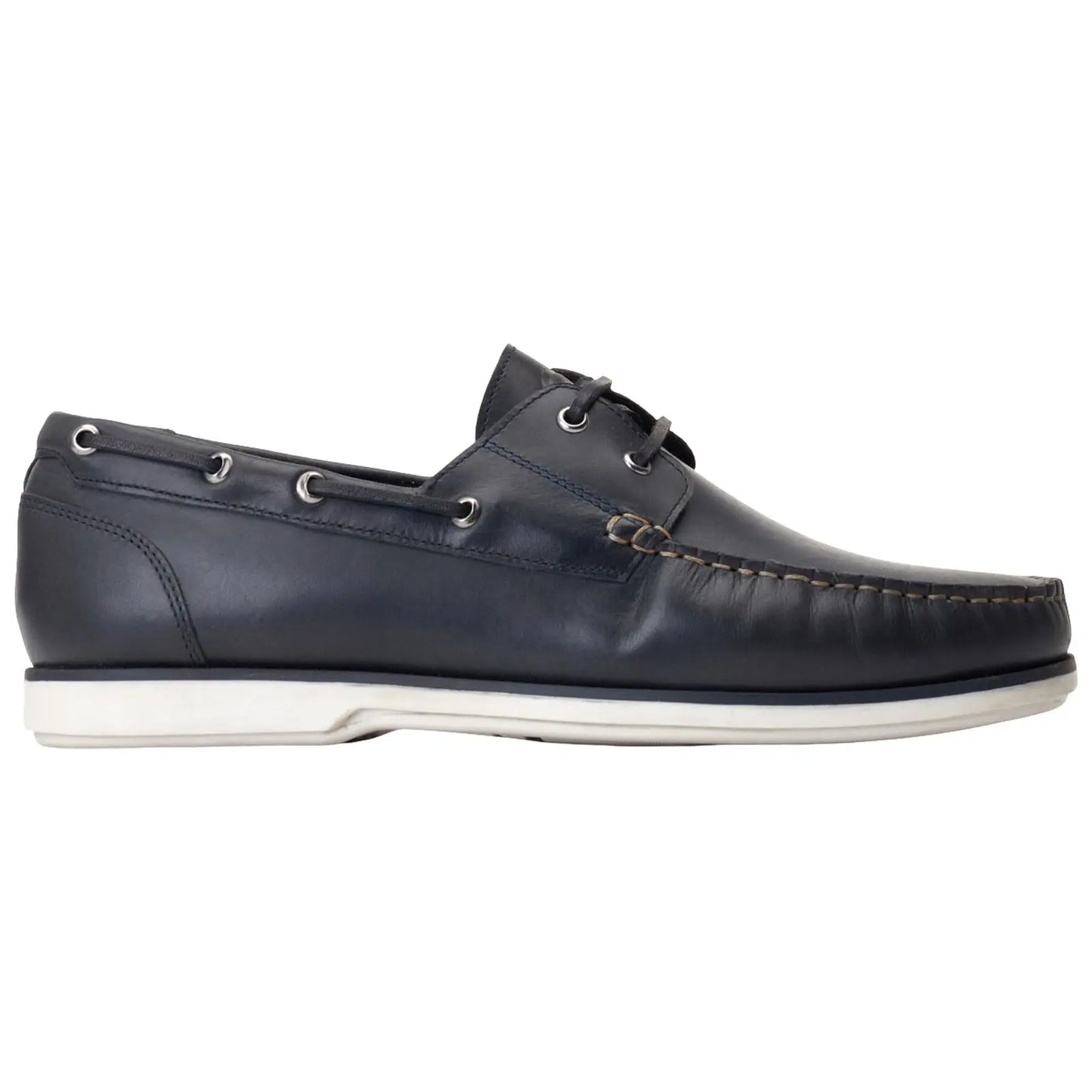 Base London Mens Stern Boat Shoes