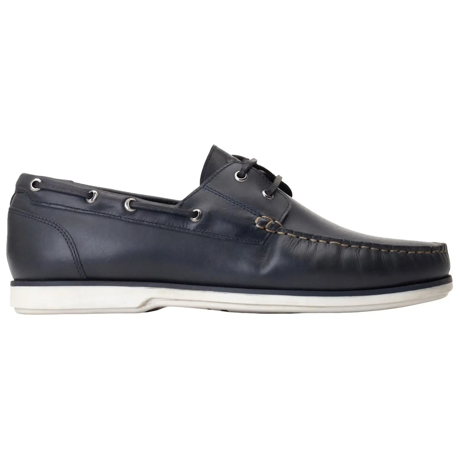 Base London Mens Stern Boat Shoes