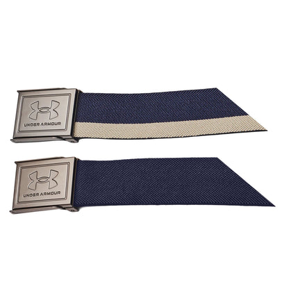 Under Armour Mens Drive Stretch Reversible Webbing Belt