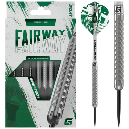 GOAT Fairway V2 Steel Tip 90% Tungsten Darts Set