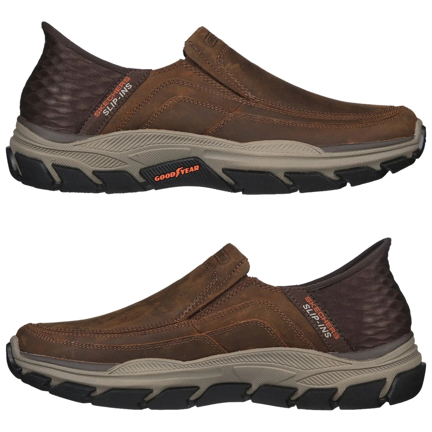 Skechers Mens Slip-ins Respected Elgin Leather Shoes