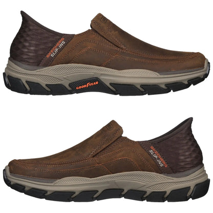 Skechers Mens Slip-ins Respected Elgin Leather Shoes