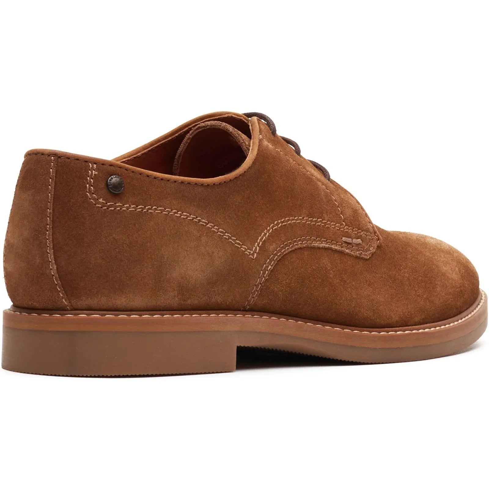 Base London Mens Strand Suede Derby Shoes