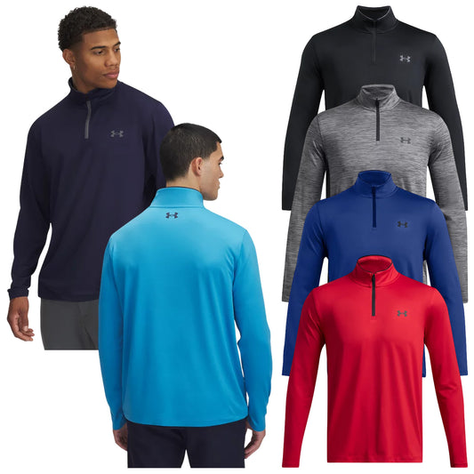 Under Armour Mens Match Play Half Zip Top 1387127