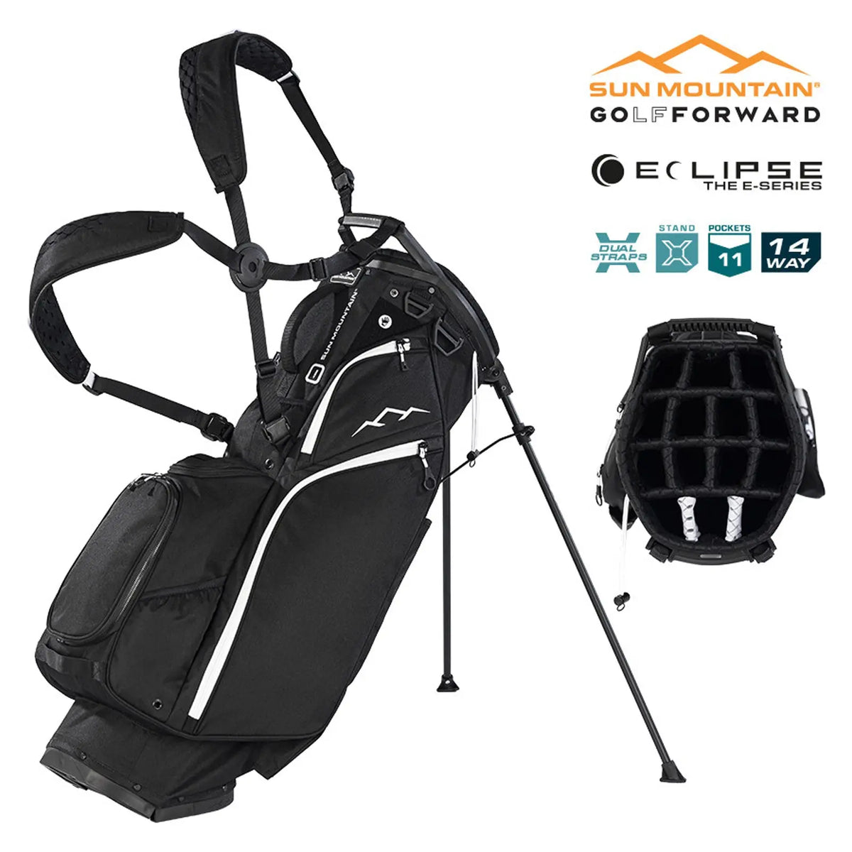 Sun Mountain Eclipse 3.5 14-Way Golf Stand Bag