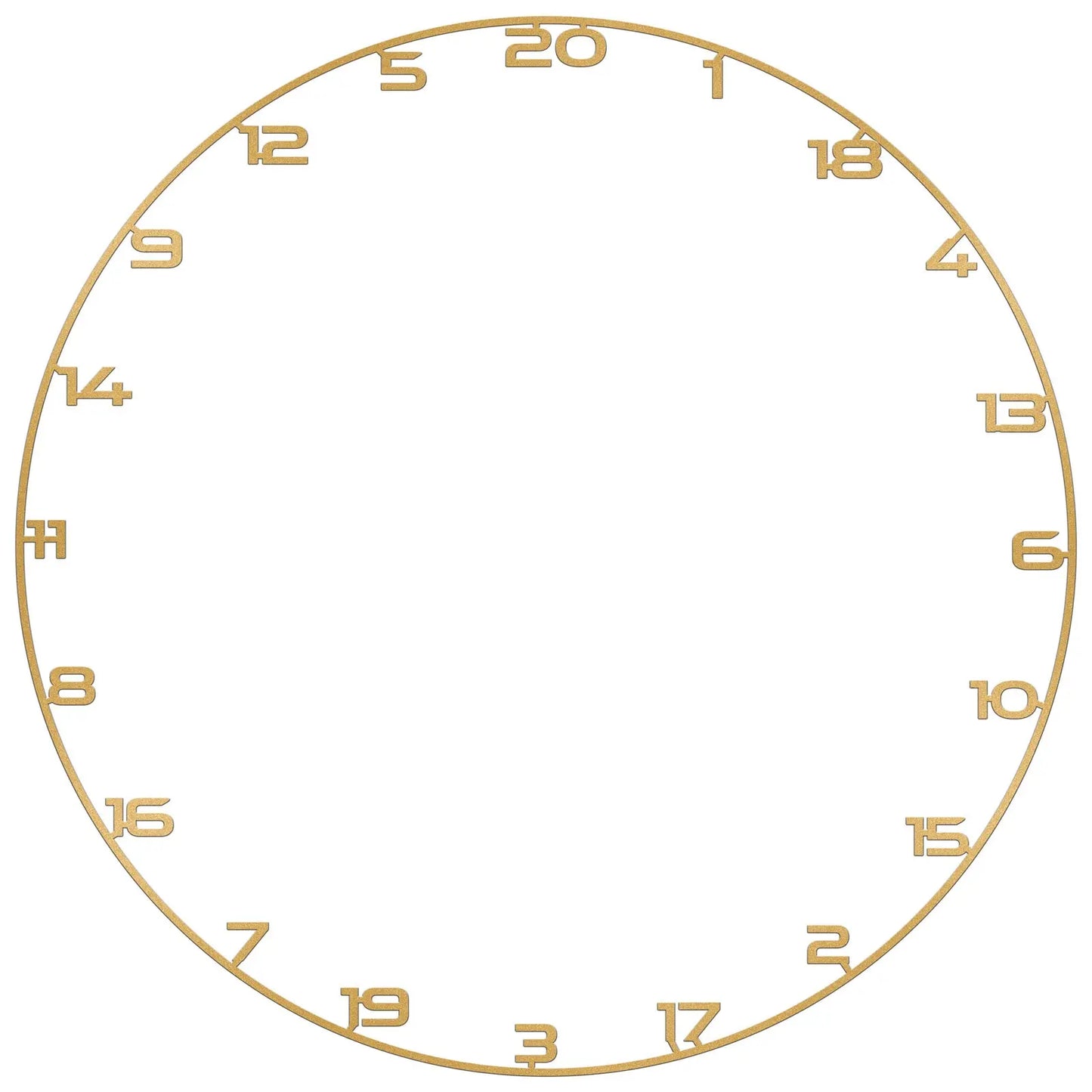 Bullet Dartboard Universal Fit Coloured Number Ring
