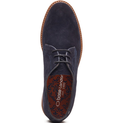Base London Mens Strand Suede Derby Shoes