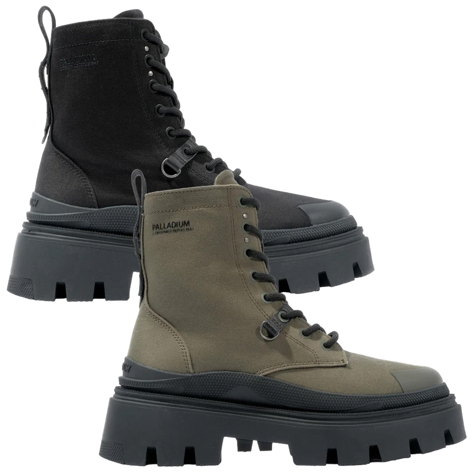 Palladium Ladies PallaSquad Canvas Boots 94355
