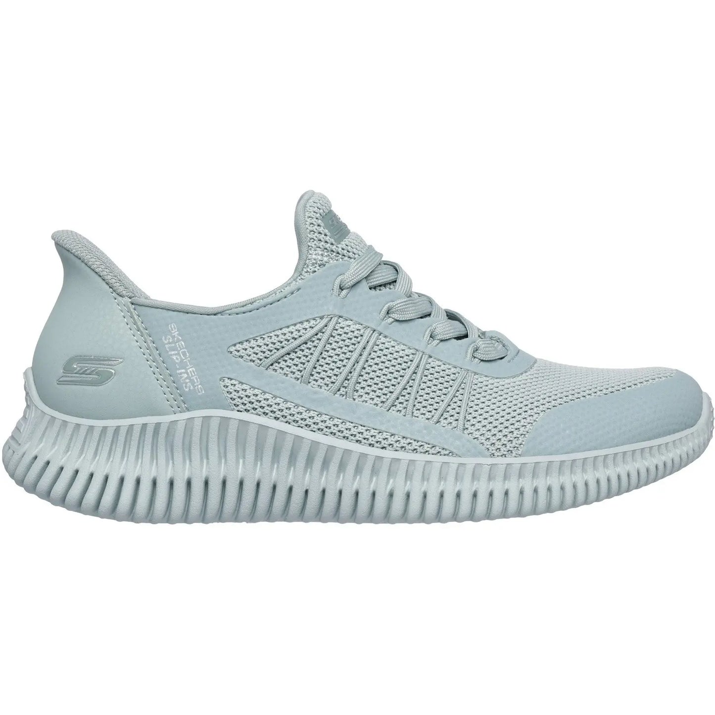 Skechers Ladies Slip-ins BOBS Geo Lite Divine Pace Trainers