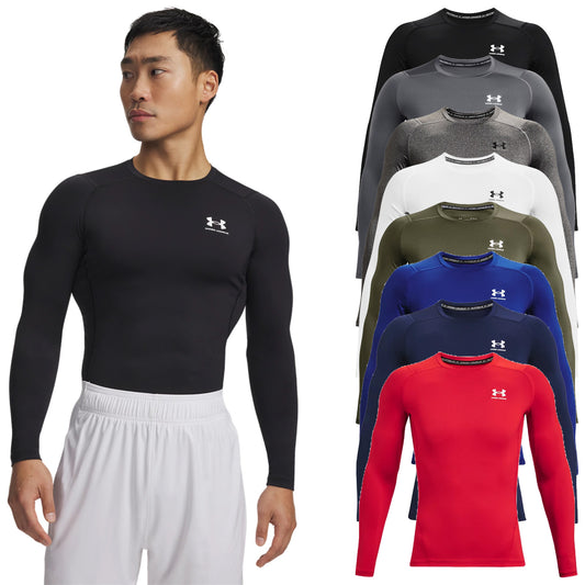 Under Armour Mens HeatGear Compression Long Sleeve Top 1361524