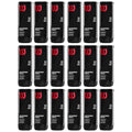 Sixteen black cans of a paddle ball product arranged in four rows of four. Each can features a red logo and text indicating "X3 SPEED FASTER PERFORMANCE PADDLE BALL."