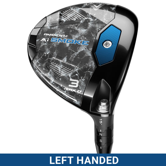 EX-DISPLAY LEFT Handed Callaway Mens Paradym AI-Smoke MAX D Fairway Wood
