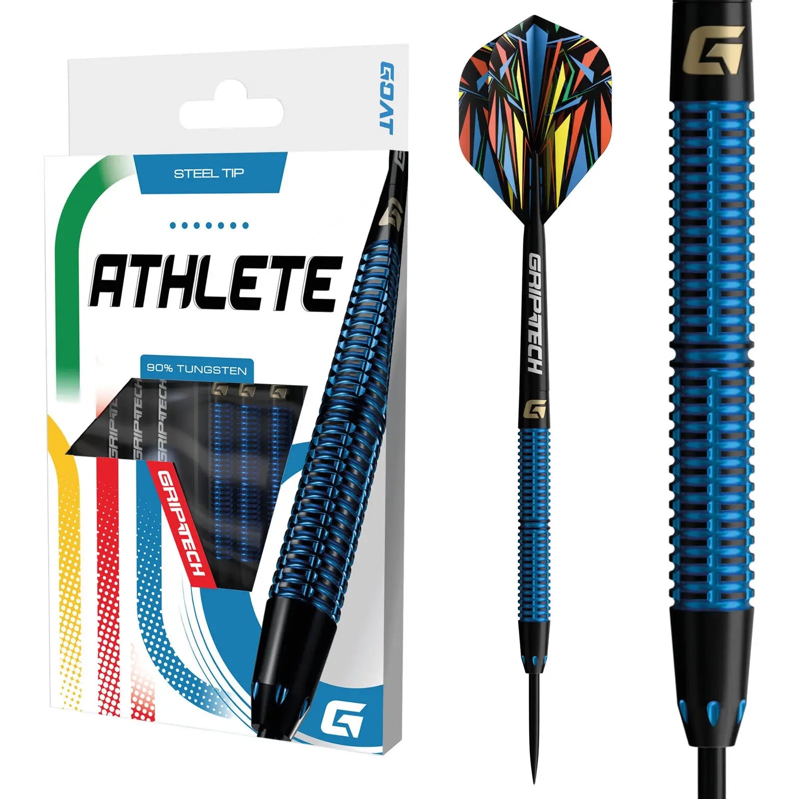 GOAT Athlete Steel Tip 90% Tungsten Darts Set