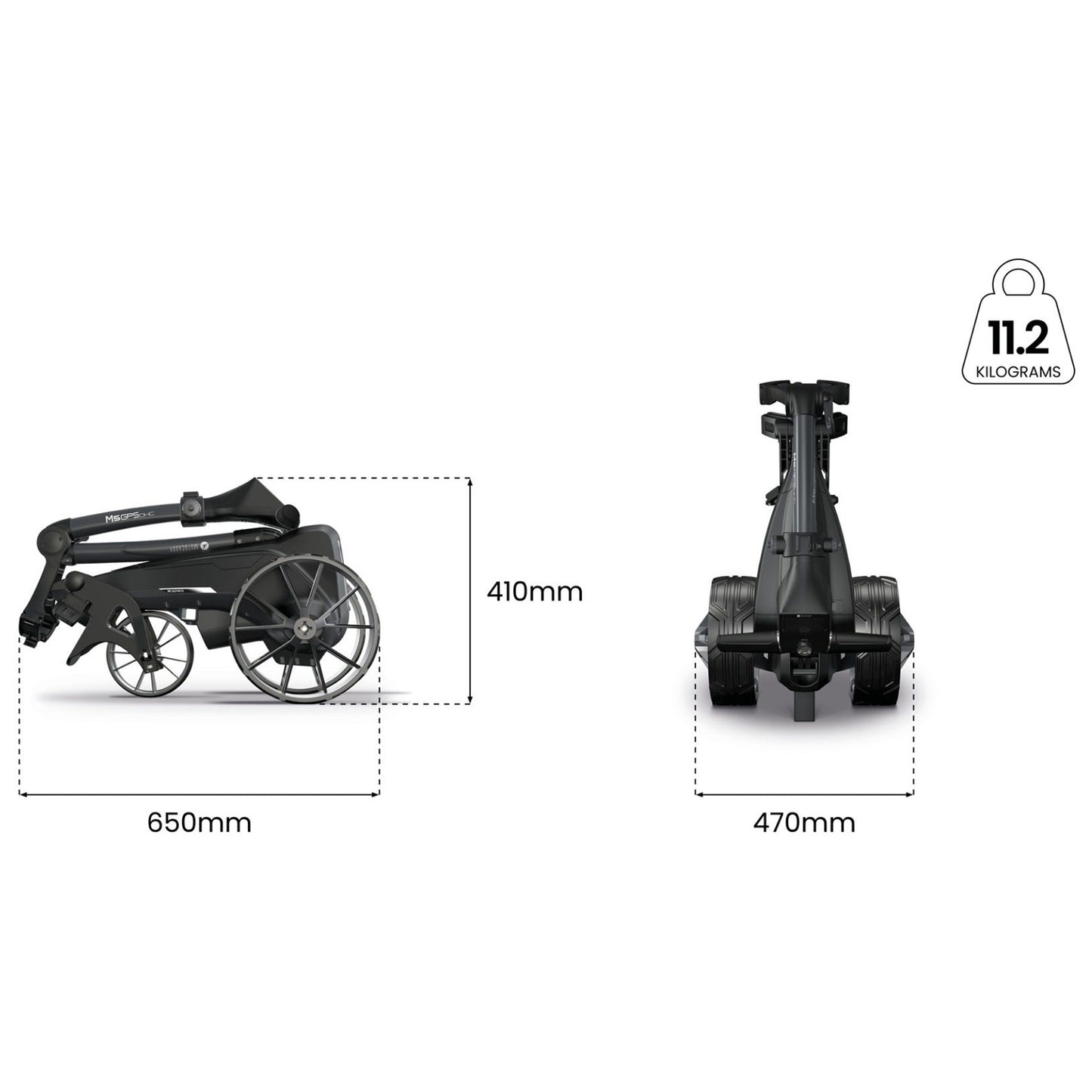 2026 Motocaddy M5 GPS DHC Electric Golf Trolley Cart