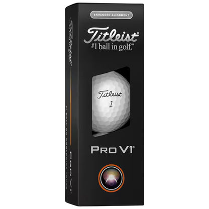 Titleist Pro V1 Aim Enhanced Alignment Golf Balls