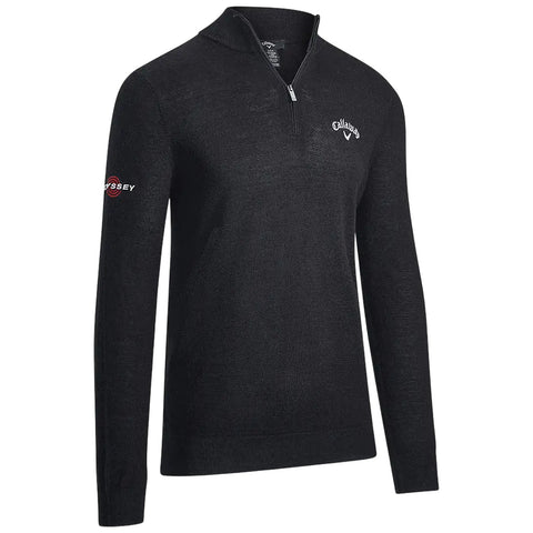 Callaway Mens Blended Merino Half Zip Sweater