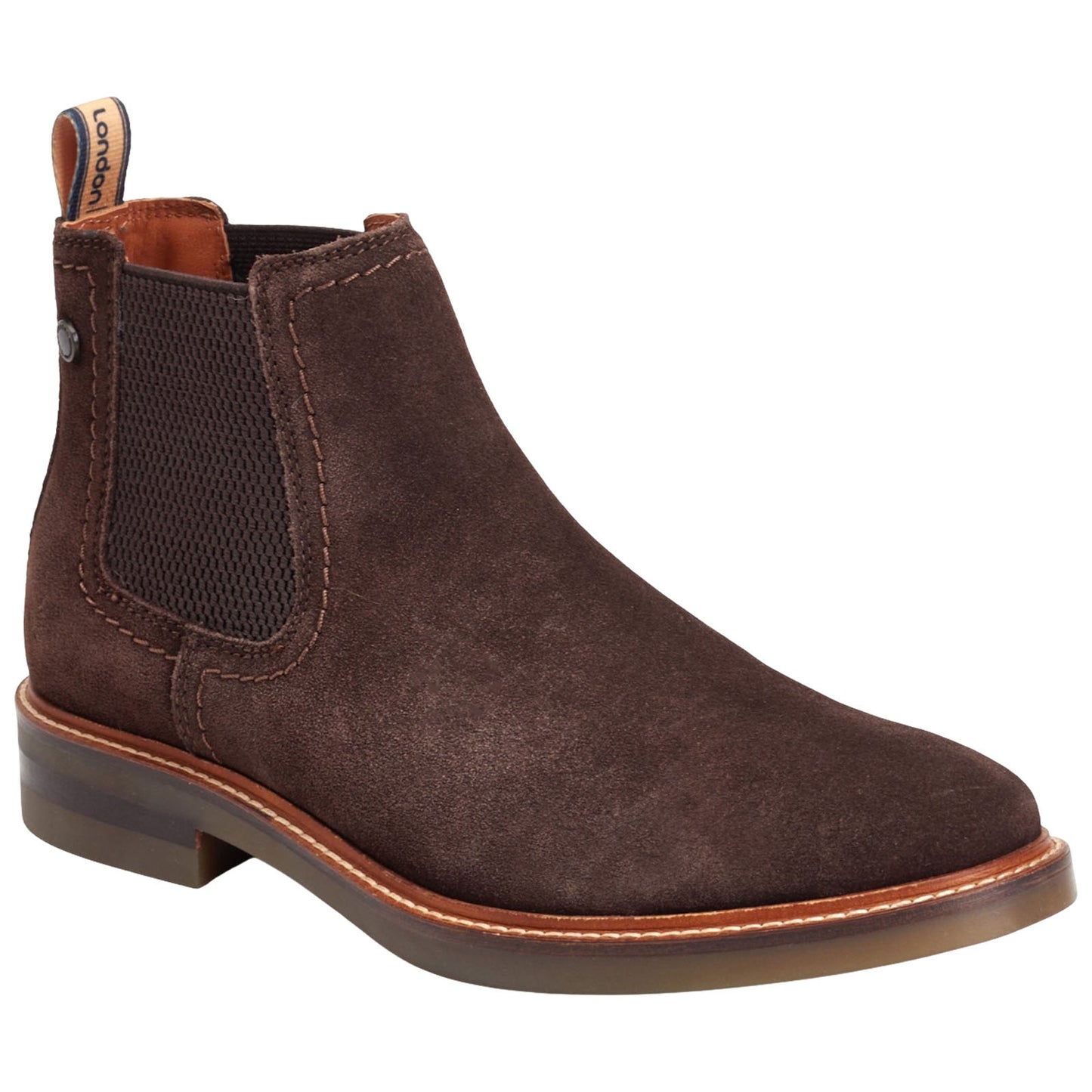 Base London Mens Portland Suede Chelsea Boots