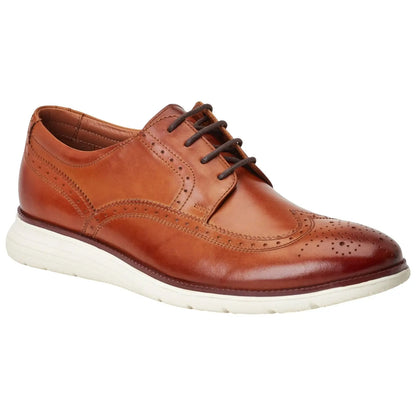 Base London Mens Flight Softy Brogue Shoes