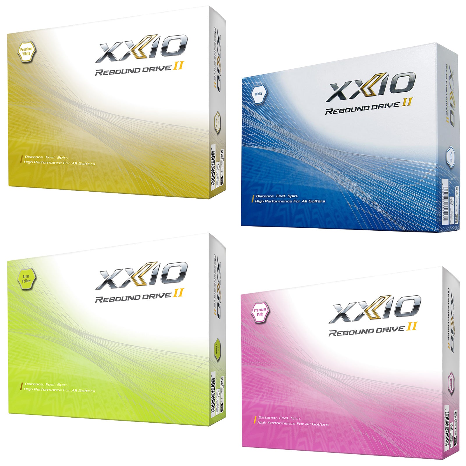 2025 XXIO Rebound Drive II Golf Balls