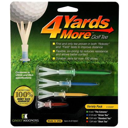 GreenKeepers 4 Yards More Golf Tees